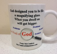 God's Magnifying Glass Coffee Cup